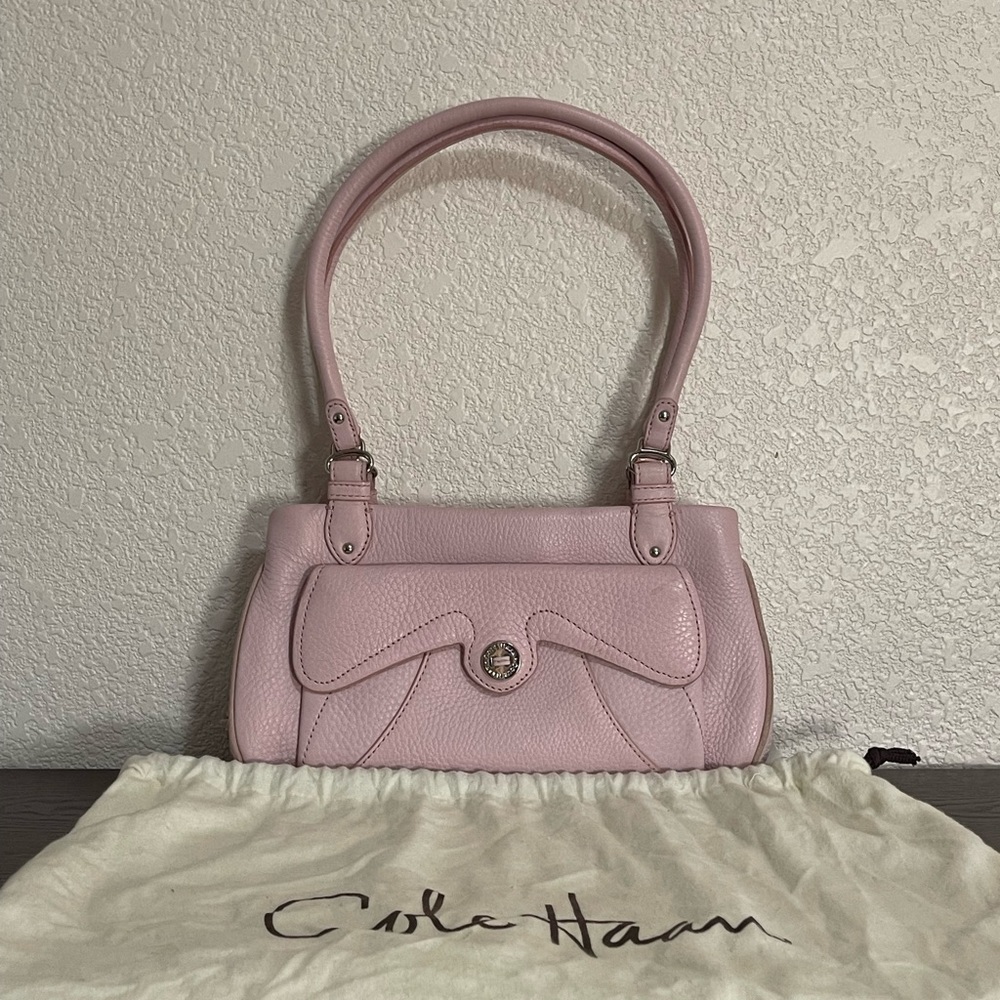 Cole Haan pebbled leather bag Blush Pink